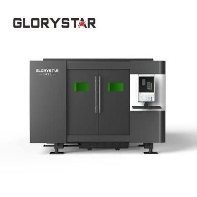 Optional Fiber Glorystar Packaged by Plywood Metal Cutter Laser Cutting