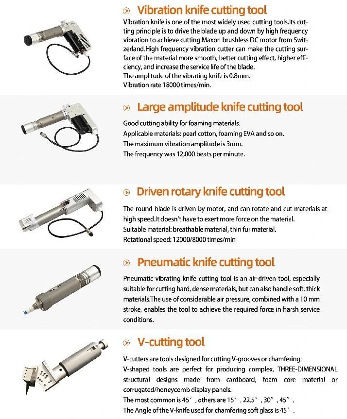 Oscillating Knife PTFE Cutter Cutting Machine Flatbed Cutting Plotter Price