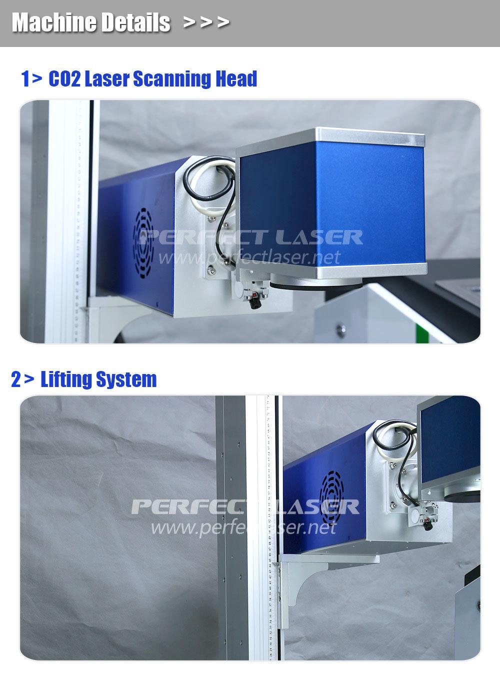Nonmetal Wood Plastic Paper Metal RF Tube Marking Machine