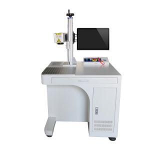 Factory Base Price Desktop Fiber Laser Marking Engraving Logo Printing Machine for Metal