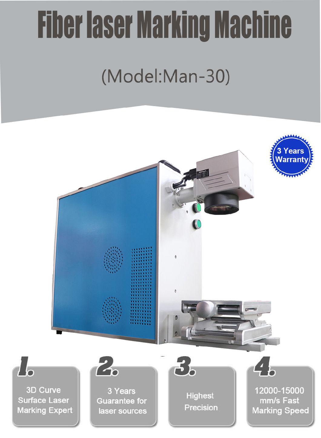 30W Fiber Laser Marking Machine for Pet Bottle Laser Engraver