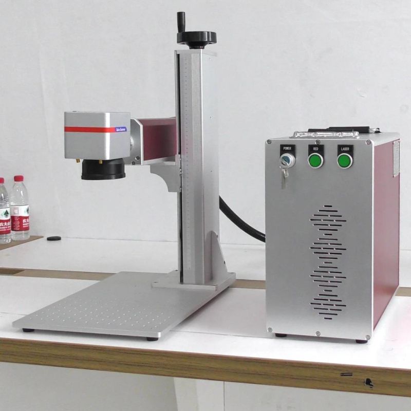 Plastic PCB Metal Logo Laser Printing Portable Mini Fiber Laser Marking Machine