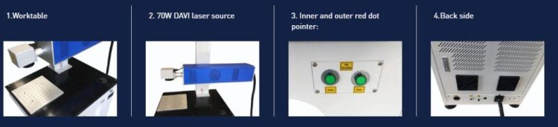Card RF Marking Equipment Paper Laser Cutting Machine