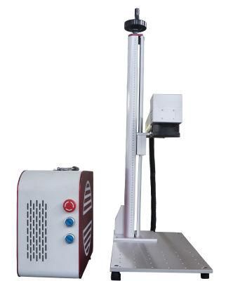Raycus Fiber 20W Mini Laser Marking Machine for Metal Plastic Keychain