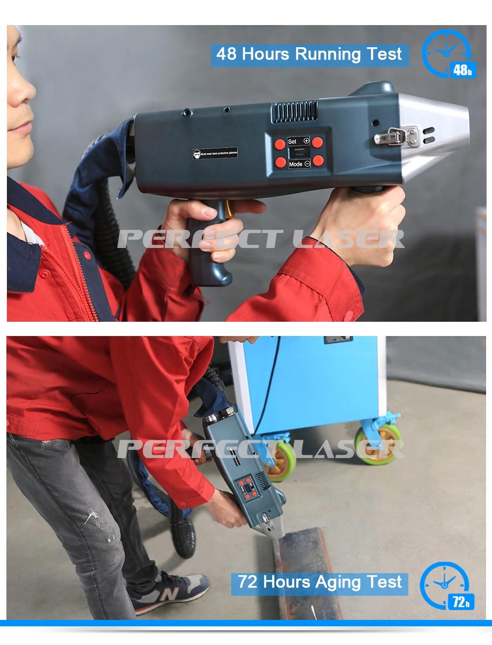 Portable 100W Fiber Laser Cleaning Rust Removal Machine