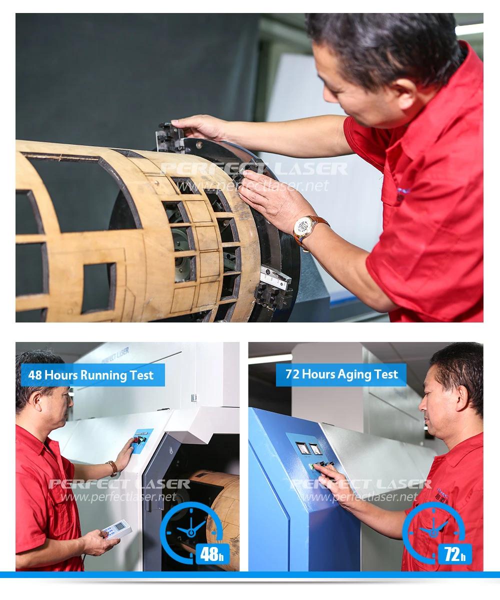Rotary Round Die Plywood Board Laser Cutting Machine