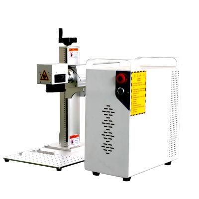 Small Separate Type Ezcad2 Ipg Jpt Raycus Safe Design Gold Silver Fiber Laser Marking Machine