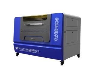 CO2 Laser Marking Machine to Print on Leather Plastic Bottles