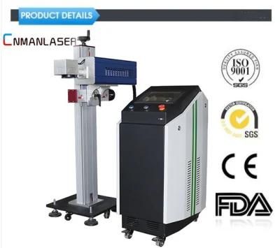 50W CO2 Fly Laser Marking Machine for Packaging Advertising