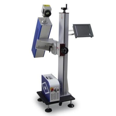 High Speed Flying Mode CO2 Laser Marking Machine for Marking in Pharmaceutical Industry Machine