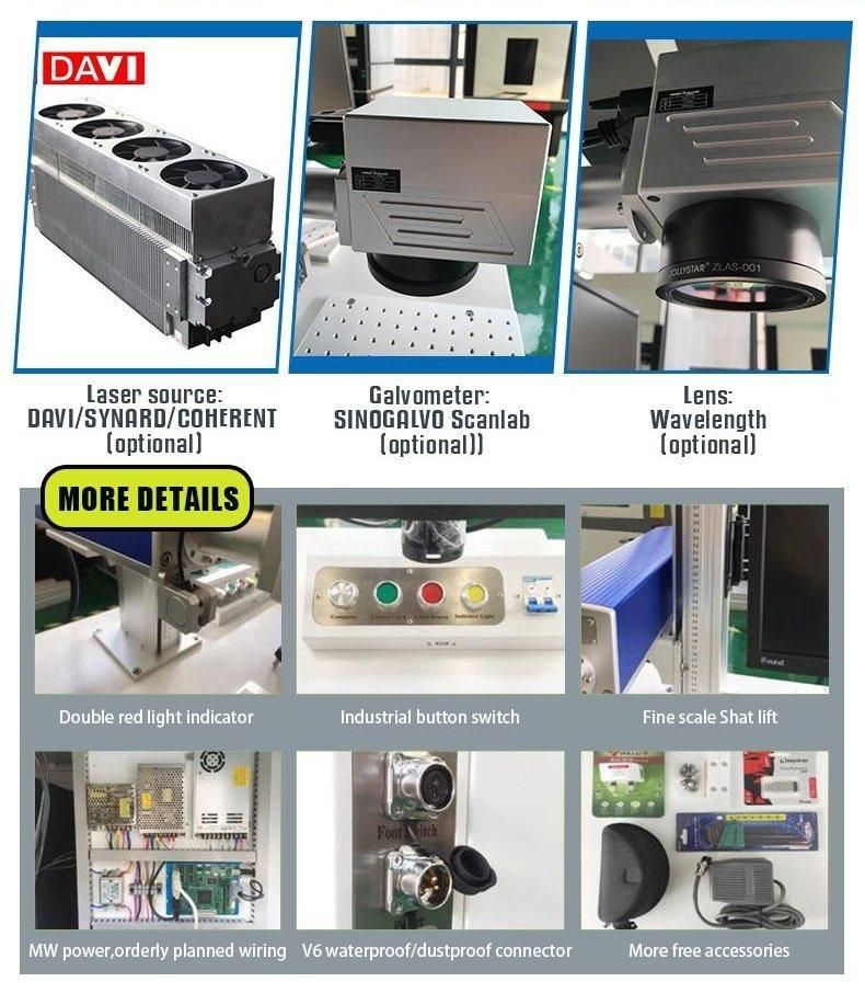 CO2 Laser Fiber Marking Machine