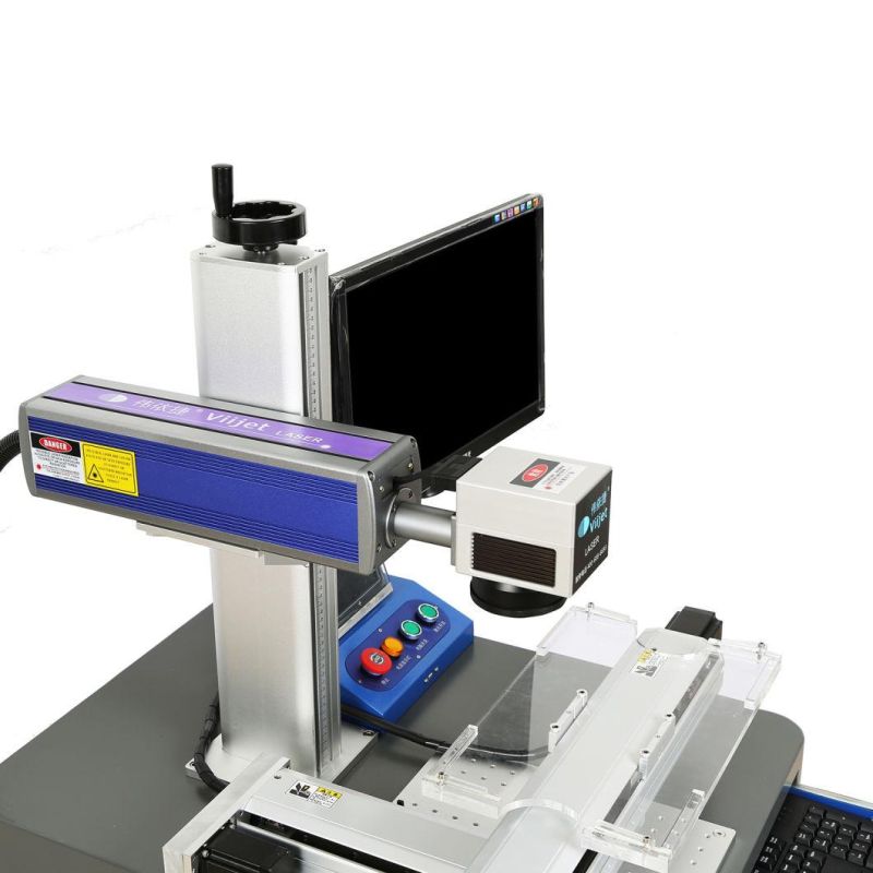 New Launched Intelligent Marking Machine for Button Battery High Speed Laser Marking on Button Battery