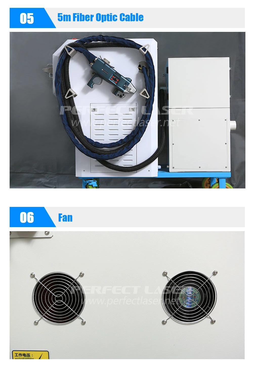 Portable Metal Rust Removal Surface Laser Cleaning Machine