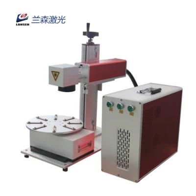 Rotary Disc Mini Jewelry Keychain Pen Fiber Laser Marking Machine