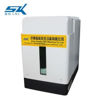 Desktop Fiber Laser Engraver Machine 30W Color Laser Marking White Color