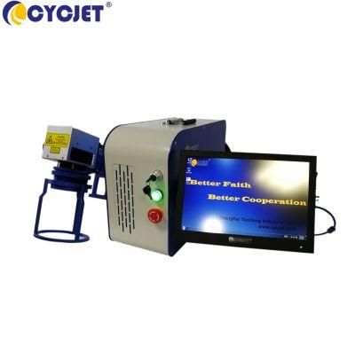 Cycjet Handheld Fiber Laser Marking Image Printer on Switch