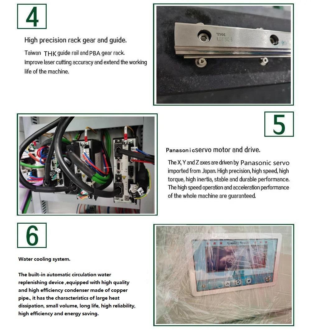 Fy6580d Feiyue Laser Fiber Cutting Machines Jewelry CNC Equipment Price Precision SUS Stainless Steel Aluminum Metal Dual Cutting Head Laser Cutter for Jewelry