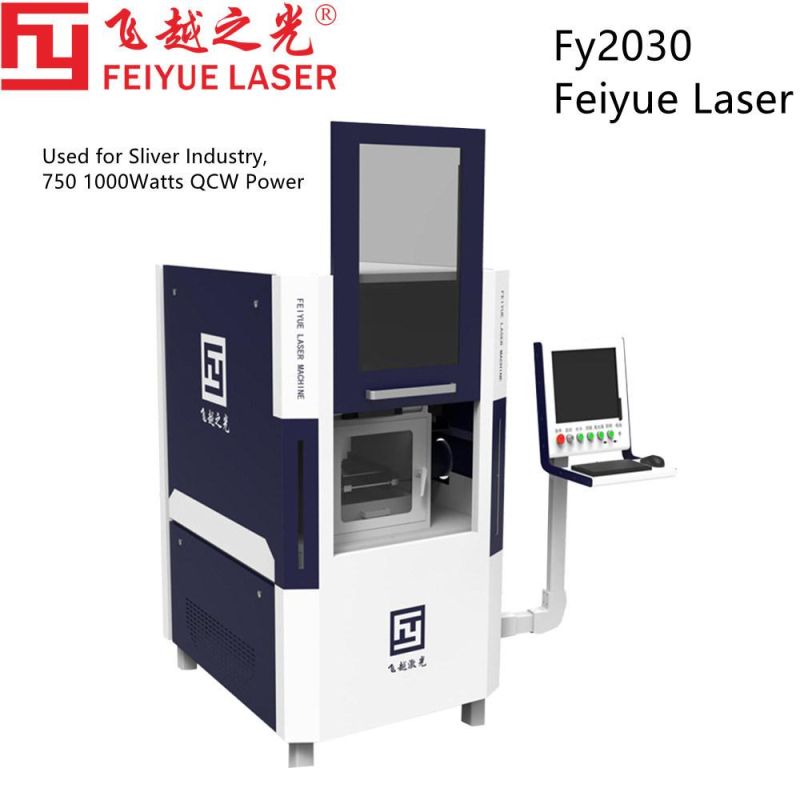 Fy2030 Sliver Industry 750 1000watts Qcw Feiyue Laser Fiber Cutter Machines Service Price CNC High Precision Ornaments Decorations Fiber Laser Cutting Machines