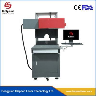 150W Leather Cloth CO2 Laser Genetator Laser Marking Machine Hispeed