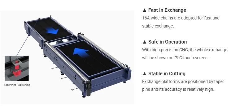 3015 4020 6025 Enclosed-Type Double Table Laser Cutting Machine for Ss CS Iron Aluminum Brass