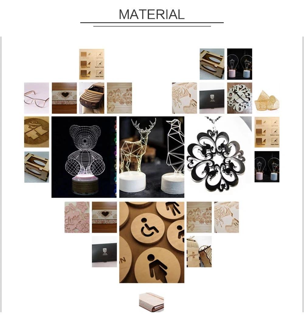 20" X 28" CO2 Laser Machine Cutting Engraving MDF Plywood Wood