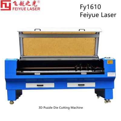 Fy1610 Feiyue Laser Wooden Laser Cutting Machine Wooden Model Cutting Laser Engraving Wooden Photo Frame 3D Puzzle Die Cutting Machine