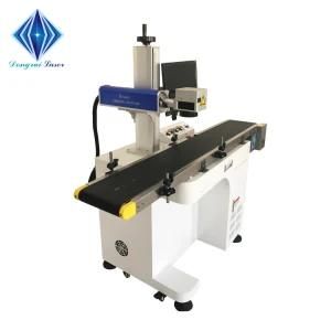 20W Automatic Fiber Laser Marking Machine with Electric Eye Induction