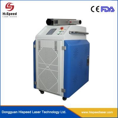 100W Hand Held Fiber Laser Cleaning Machine Rust Oil Painting Surface