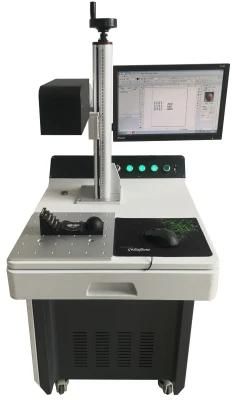 Portable Jpt UV Laser Marking Machine for Glass Paper Cloth Acrylic Wood Rubber Metal Jewelry Crystal Plastic