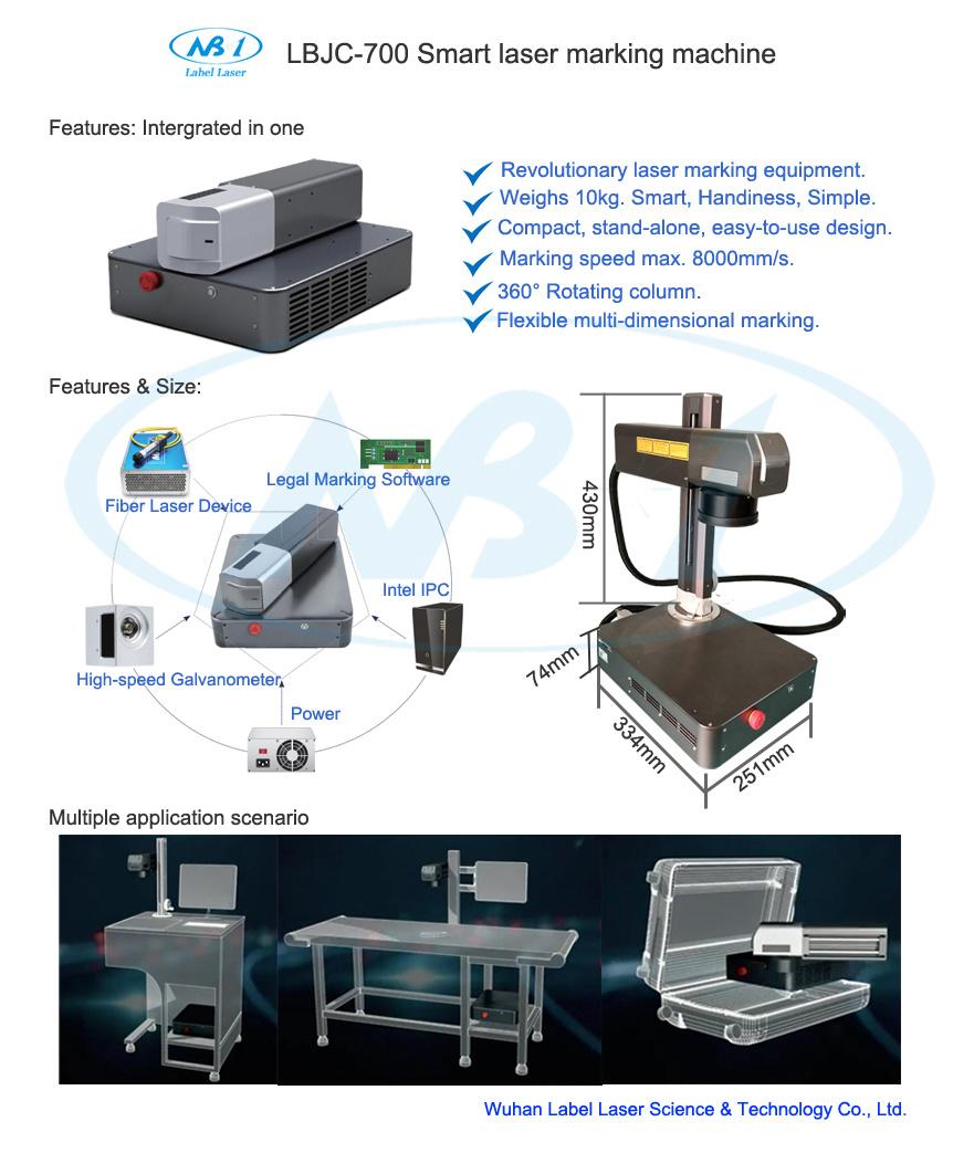 Affordable Portable Type Logo/Date/Lot No Printing Laser Engraving Machine Laser Marker