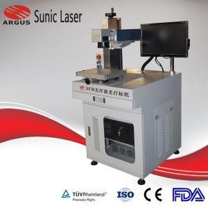 10W 20W Cheap Mini Metal Optical Fiber 3D Laser Marking Engraving Etching Machine with Rotary Device