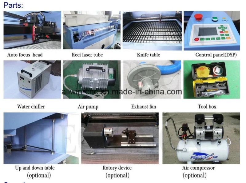 China 1390 CO2 CO2 Tube Laser Cutting Machine Cheap Price