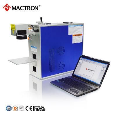 Enclosed Cover Laser Marker Desktop with Rotary Device for Laser Marking Machine