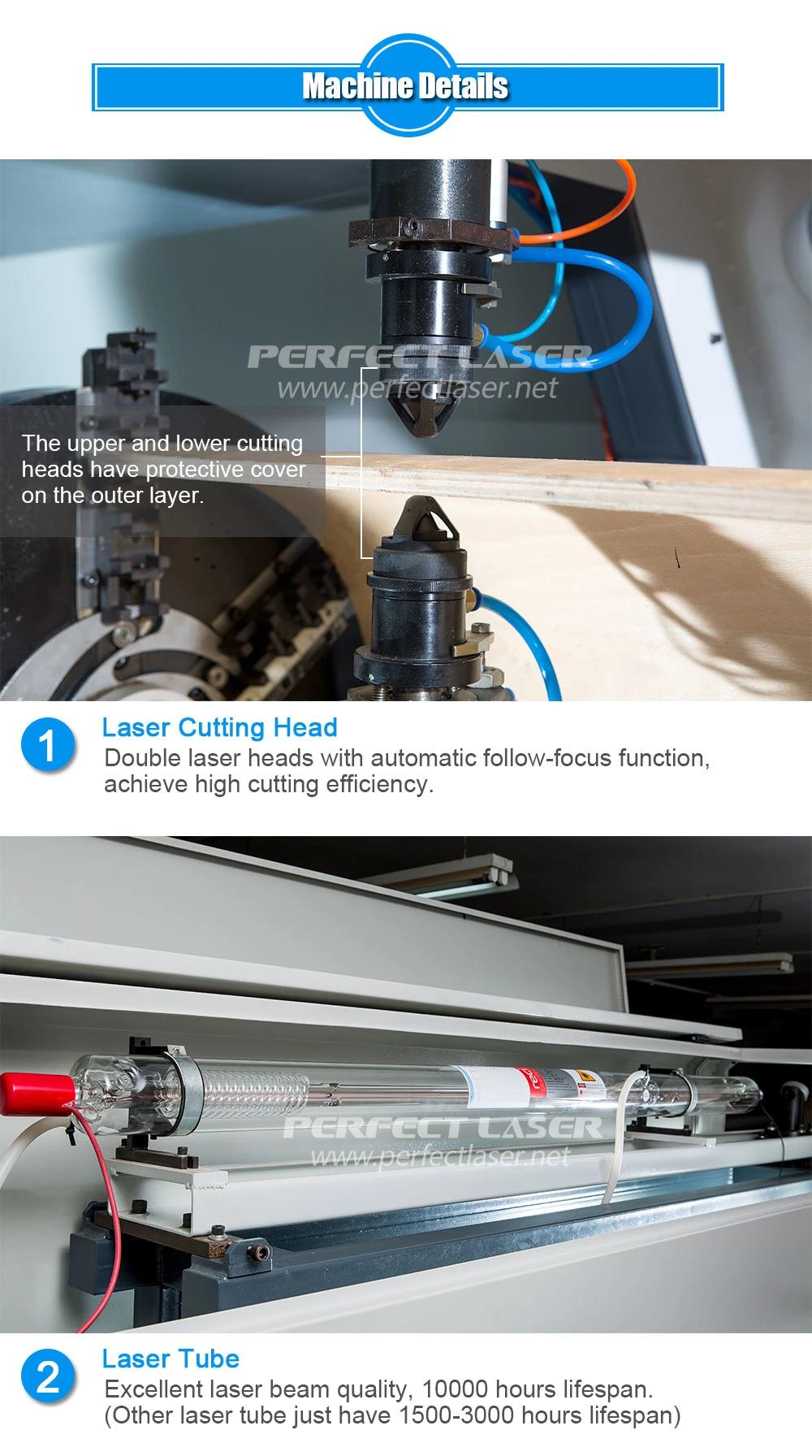 Rotary Round Die Plywood Board Laser Cutting Machine