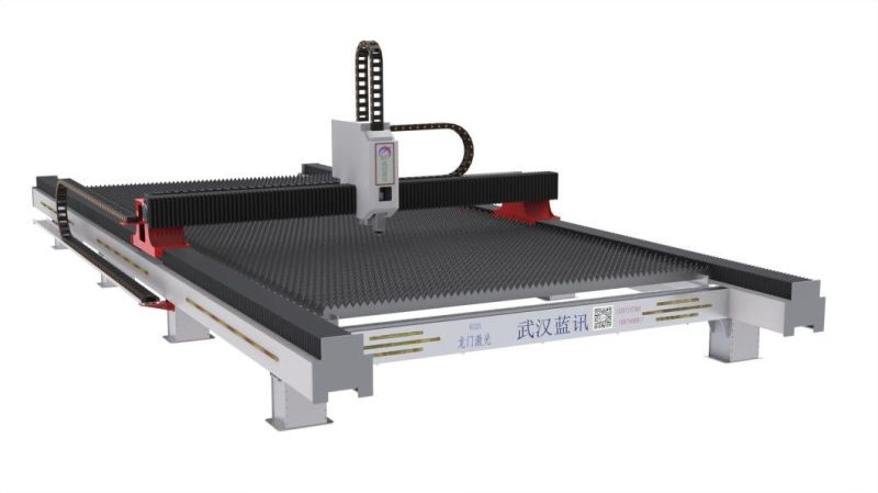 Lansun Double Beam Large Format Cutting Range CNC Fiber Laser Cutting Machine for Metal Steel 6kw/8kw/12kw/20kw Ss Stainless Steel/Alu Aluminum/CS Carbon Steel