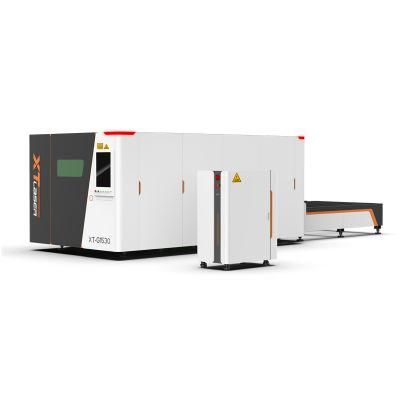Closed Type Fiber Laser Metal Sheet Cutting Machine Ipg 4000W