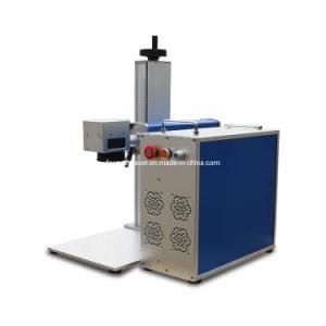 Jpt Raycus Bottle Fiber Laser Marking Machine on Stainless Steel