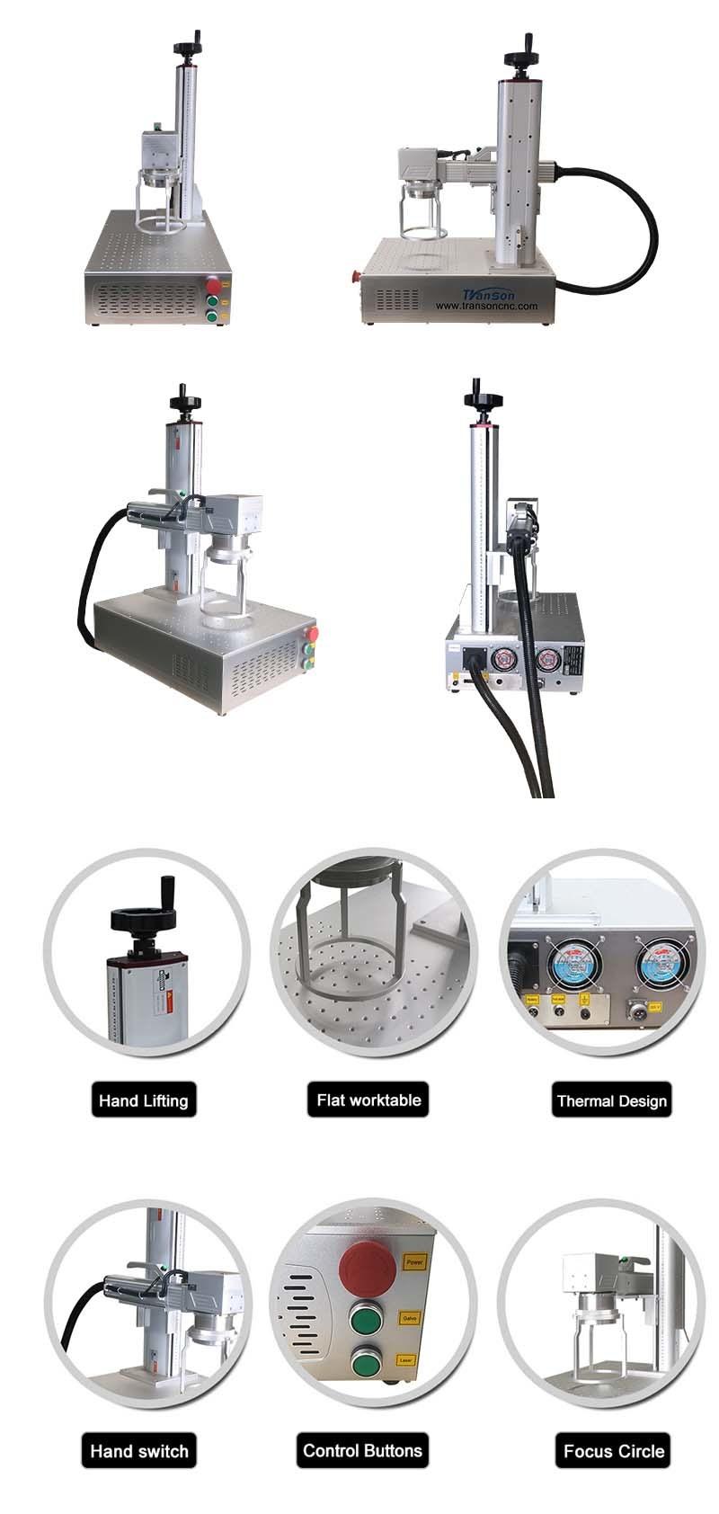 Portable Handhold Mini Fiber Laser Marker for Tyre Marking