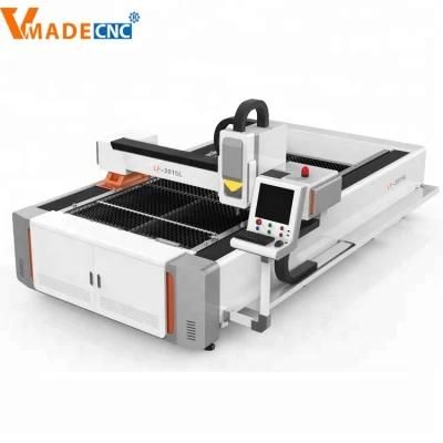 Raycus Ipg 1kw 2kw 3kw Carbon Steel Stainless Steel Metal Sheet CNC Fiber Laser Cutting Machine Price