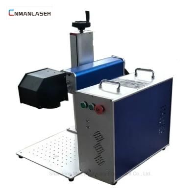 Portable Fiber Laser Marking Machine with Ezcad Software Raycus Sources