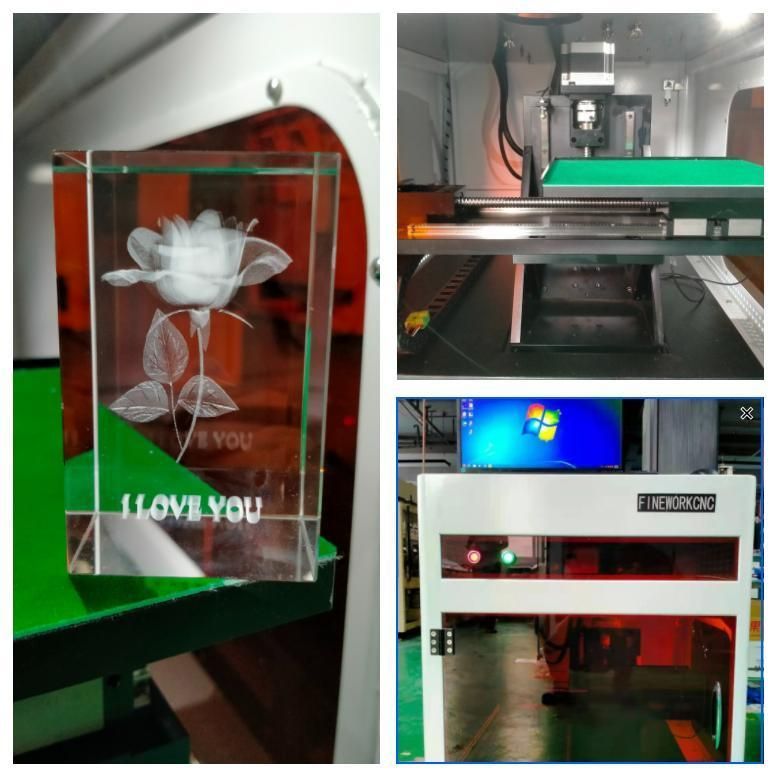 Promotion Mini Small Size 3D Crystal Artwork Inner Laser Engraving Machine for Gift Price
