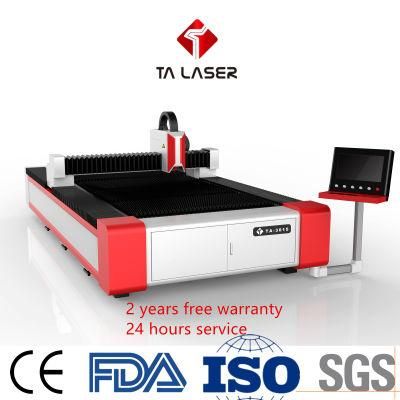 High Speed CNC Fiber Laser Cutting Machines Sheet Metal 1000W