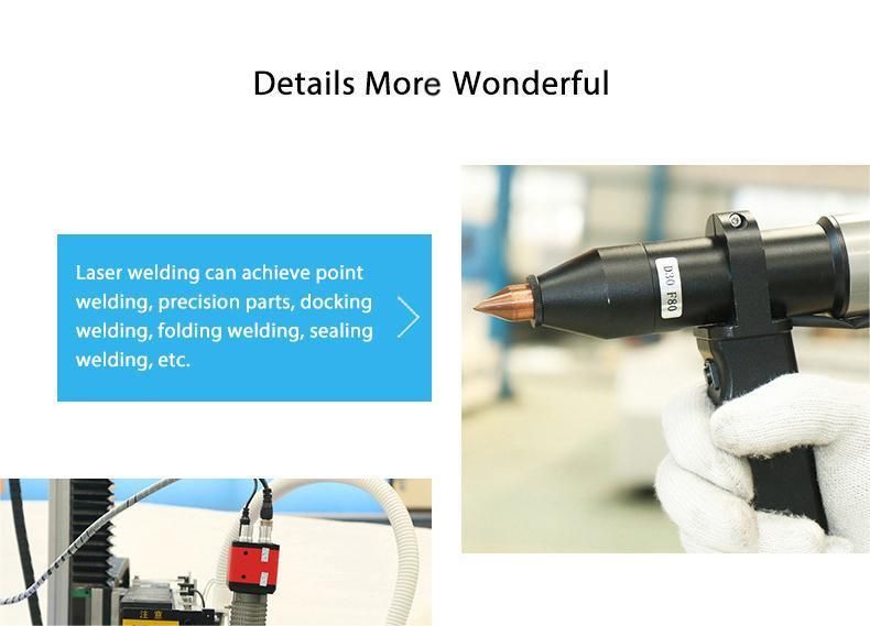 Industrial Portable Handheld CNC Auto Fiber Laser Welding Machine Price for Jewelry, Aluminum, Stainless Steel, Detal