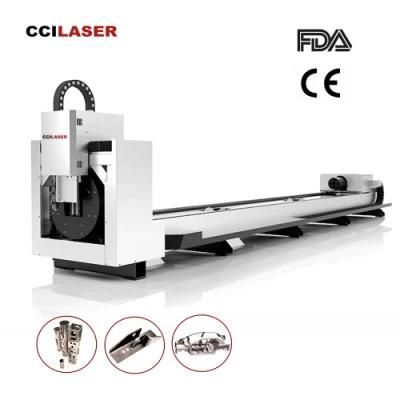 Cci Laser-Pipe Cutting Machine for Steel Tube Aluminum Fiber Laser Cutter