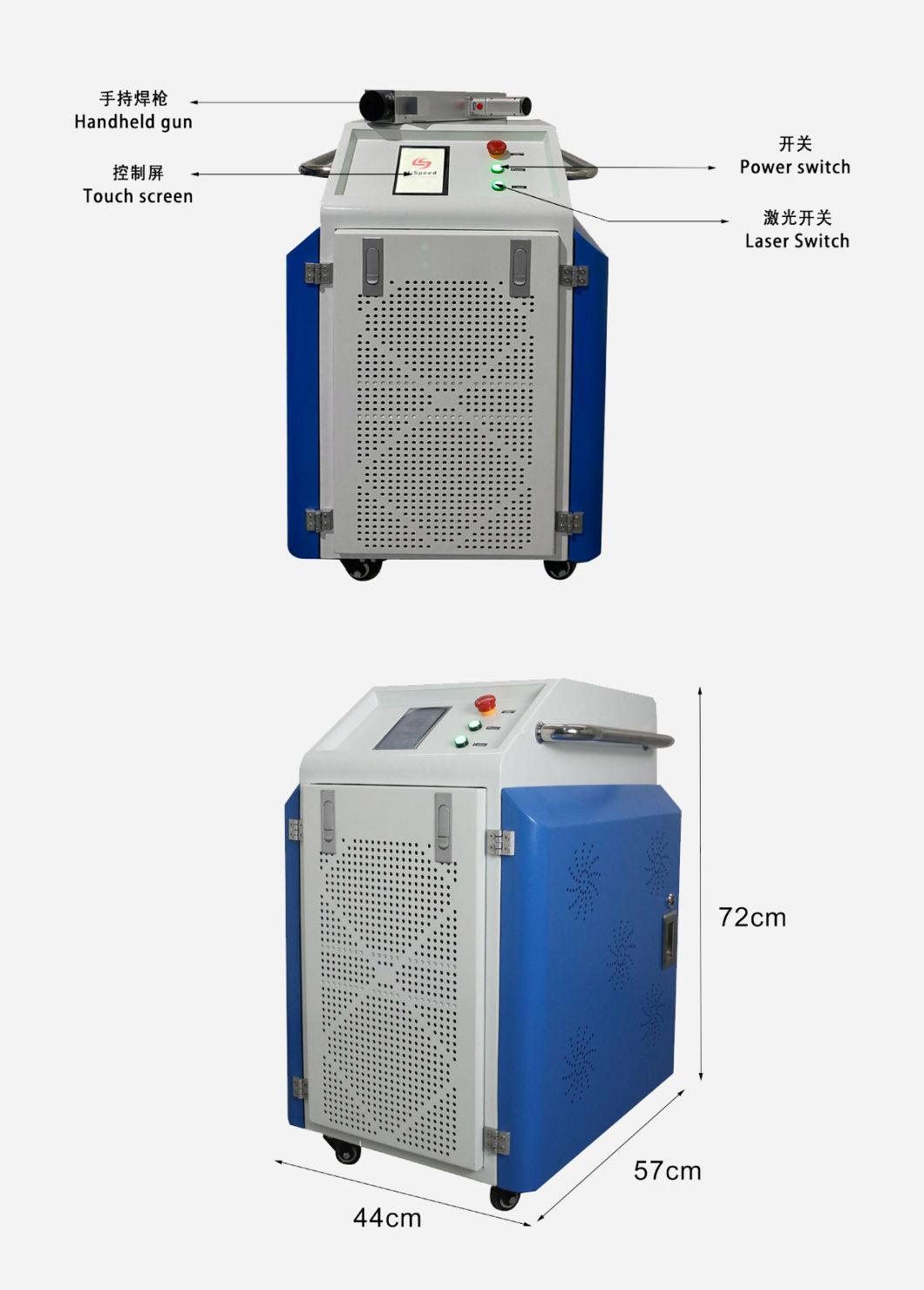 100W Hand Held Fiber Laser Cleaning Machine Rust Oil Painting Surface