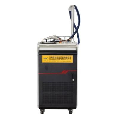 Three on One Fiber 1000W 1500W 2000W Handheld Metal Aluminium Stainless Carbon Steel Laser Cleaning Machine 2000W