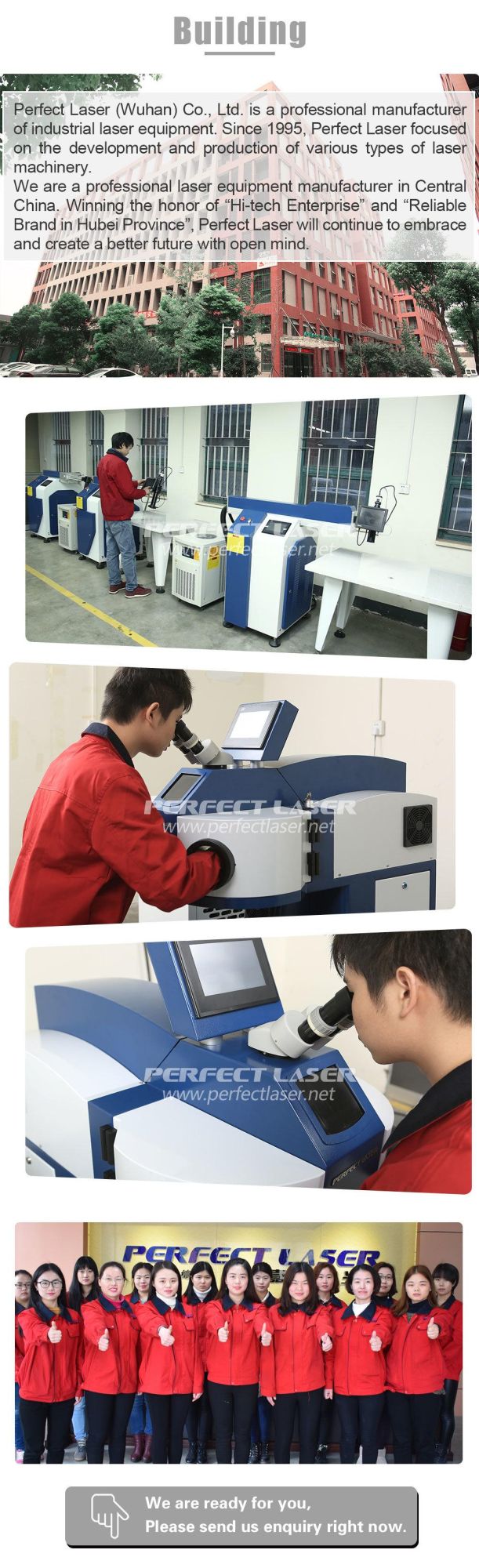 High Quality Double Optical Paths Laser Welding Machine