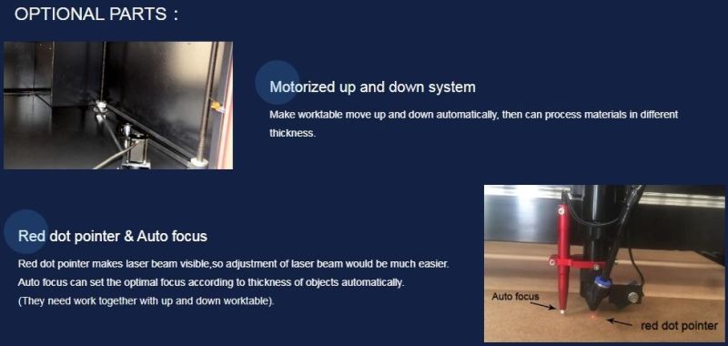 Metal Nonmetal Laser Engraver Cutting Ss Marking CO2 Fiber Machine