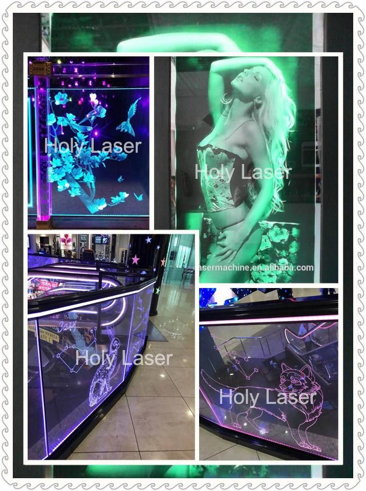 Hsgp-1280 High Quality Laser Inner Glass Engraving Machine