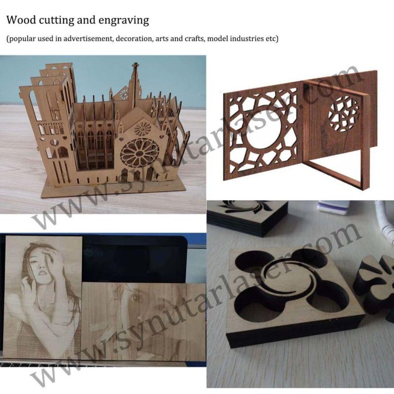 CNC Engraving Machine for Processing Non Metal Wood Acrylic Cloth Fabric Leather Paper